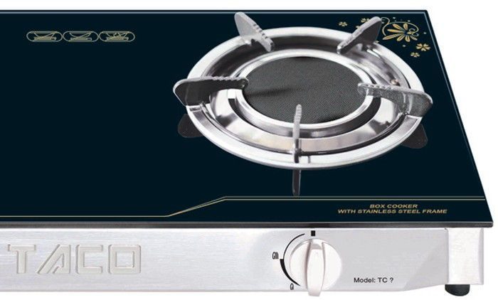 Bếp gas hồng ngoại khung inox Taco TC-683BL - Hàng chính hãng