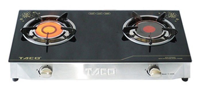 Bếp gas hồng ngoại khung inox Taco TC-683BL - Hàng chính hãng