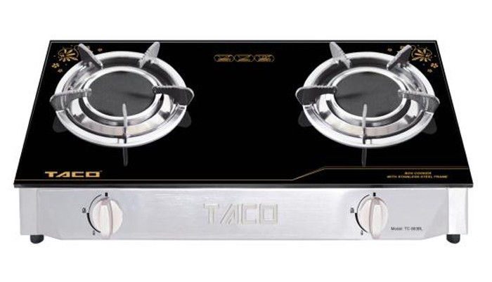 Bếp gas hồng ngoại khung inox Taco TC-683BL - Hàng chính hãng