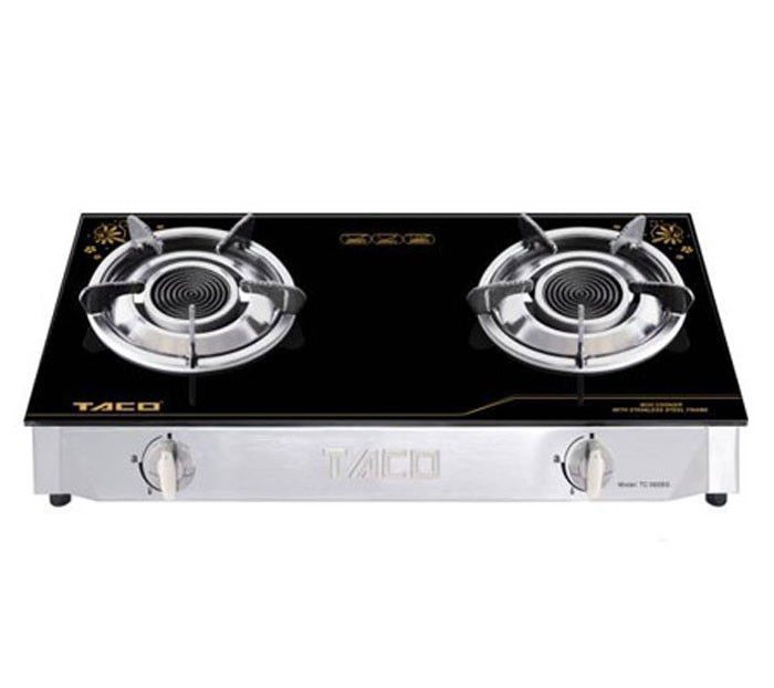Bếp gas hồng ngoại khung inox Taco TC-682BL - Hàng chính hãng