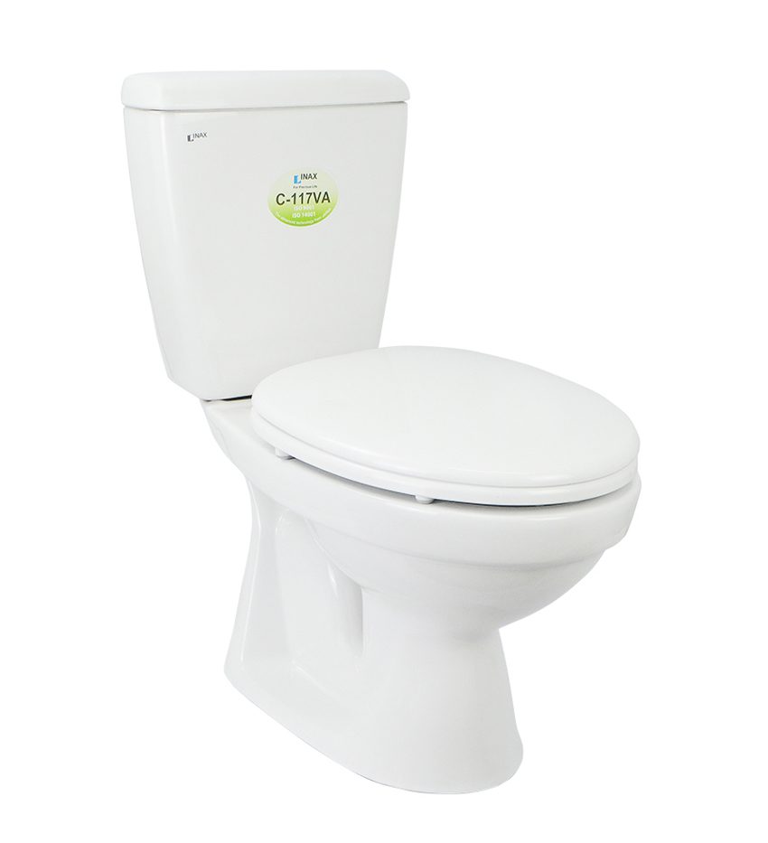 Bàn cầu hai khối Inax C-117VA - Hàng chính hãng