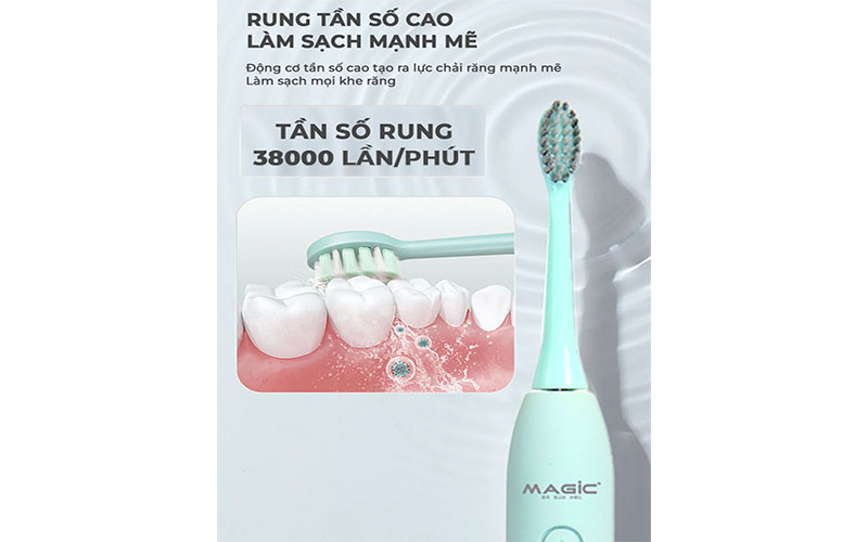 Tần số rung của Bàn chải điện Magic B20