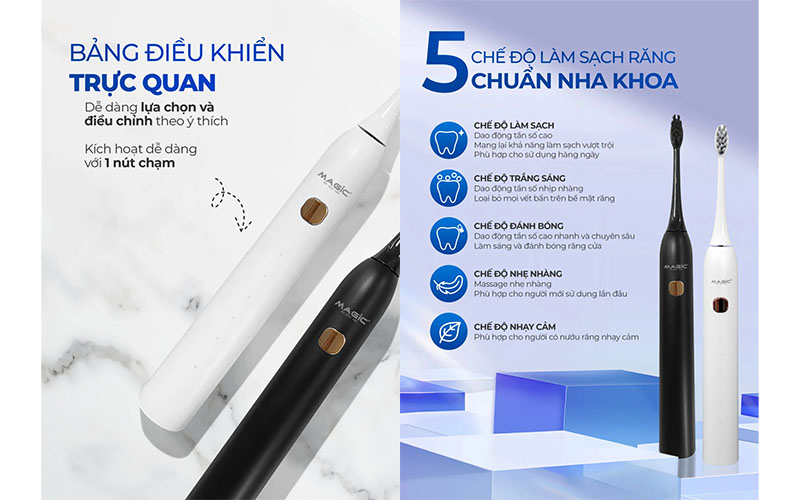 Bàn chải điện Magic B23 - Hàng chính hãng