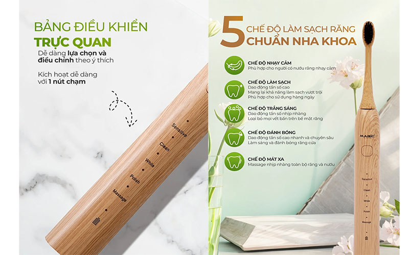 Bàn chải điện Magic B24 - Hàng chính hãng