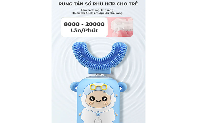 Bàn chải điện em bé Magic KID-01 - Hàng chính hãng