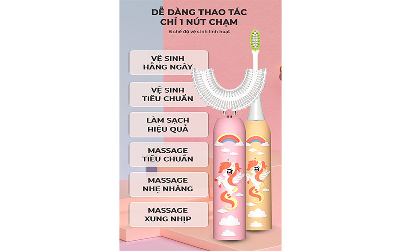 Bàn chải điện trẻ em Magic KID-03 - Hàng chính hãng