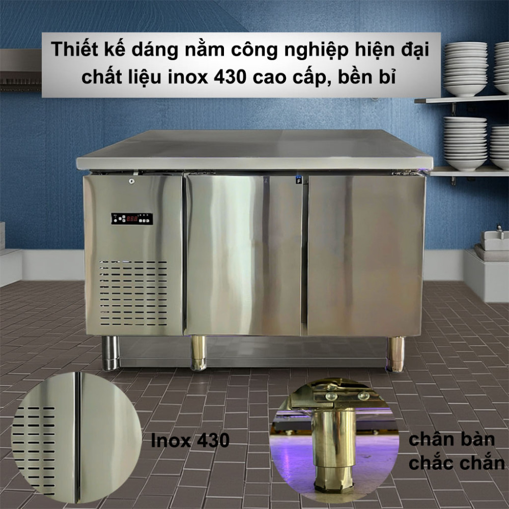 Bàn đông công nghiệp 1.2M Lightcool BL-1500 208L - Hàng chính hãng