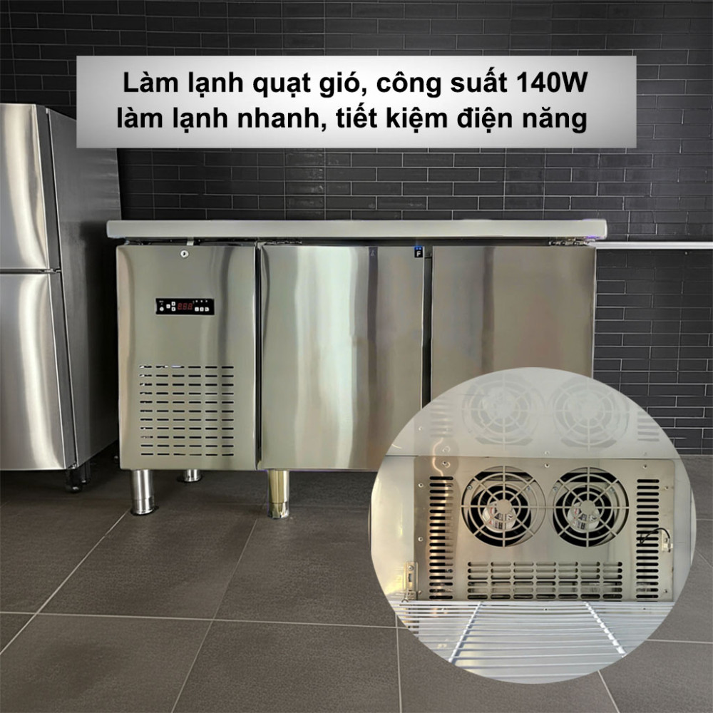 Bàn đông công nghiệp 1.2M Lightcool BL-1500 208L - Hàng chính hãng