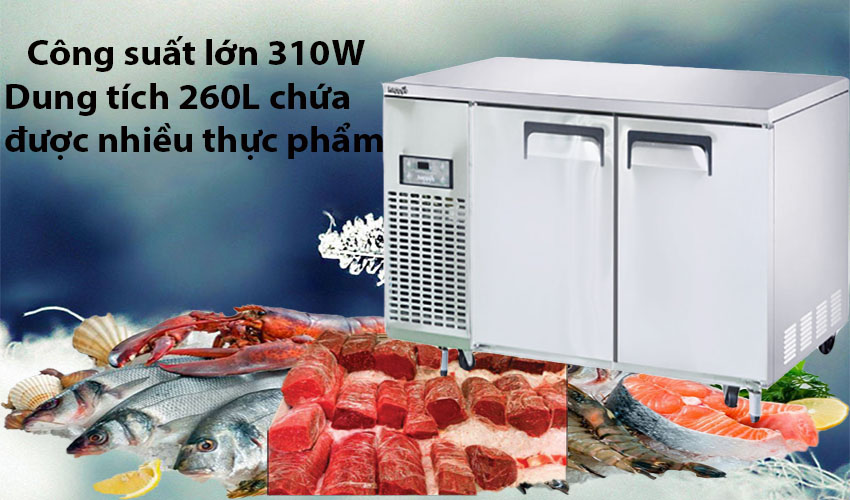 Bàn đông công nghiệp 2 cánh Happys HWA-1200TF - Hàng chính hãng