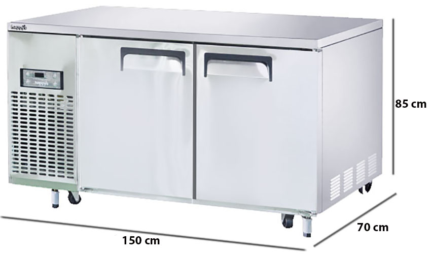 Kích thước của Bàn đông công nghiệp 2 cánh Happys HWA-1500TF