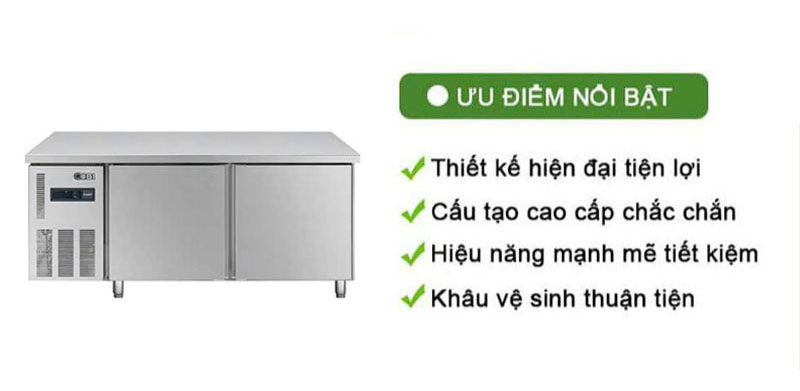Bàn đông inox 2 cánh Cobi CB0.25L2DF - Hàng chính hãng