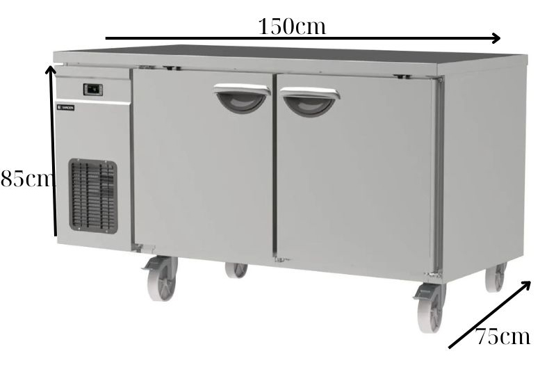 Bàn đông inox 2 cánh Sanden SCF3-1500I - Hàng chính hãng