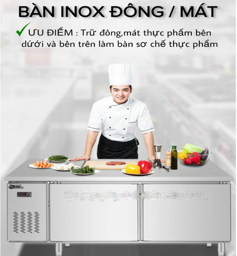 Bàn đông 2 chế độ 1m8 Snow Village PLO.45L2S - Hàng chính hãng