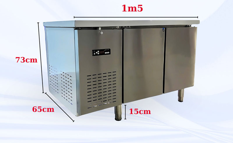 Bàn đông mát inox 1.5m Lightcool BL-1500 - Hàng chính hãng