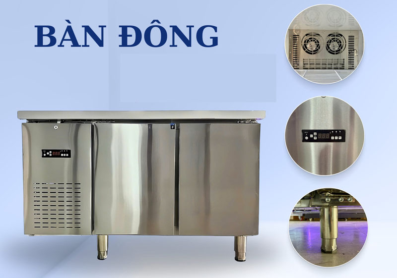 Bàn đông mát inox 1.5m Lightcool BL-1500 - Hàng chính hãng