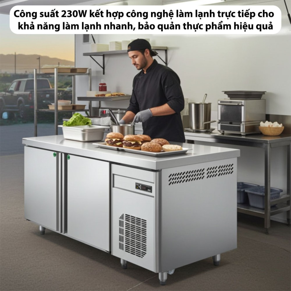 Bàn đông mát kết hợp CVSA SPFD-480-1880SW - Hàng chính hãng