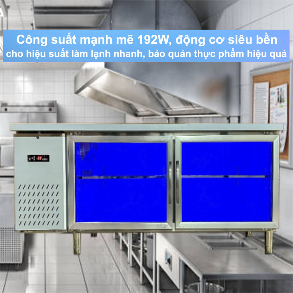 Bàn đông quạt lạnh cửa kính Lightcool BL-1500 1.2M - Hàng chính hãng