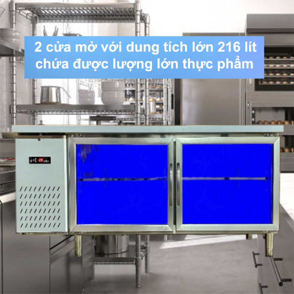 Bàn đông quạt lạnh cửa kính Lightcool BL-1500 1.2M - Hàng chính hãng