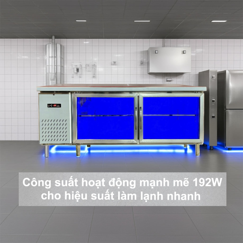 Bàn đông quạt lạnh cửa kính Lightcool BL-1500 1.5M - Hàng chính hãng