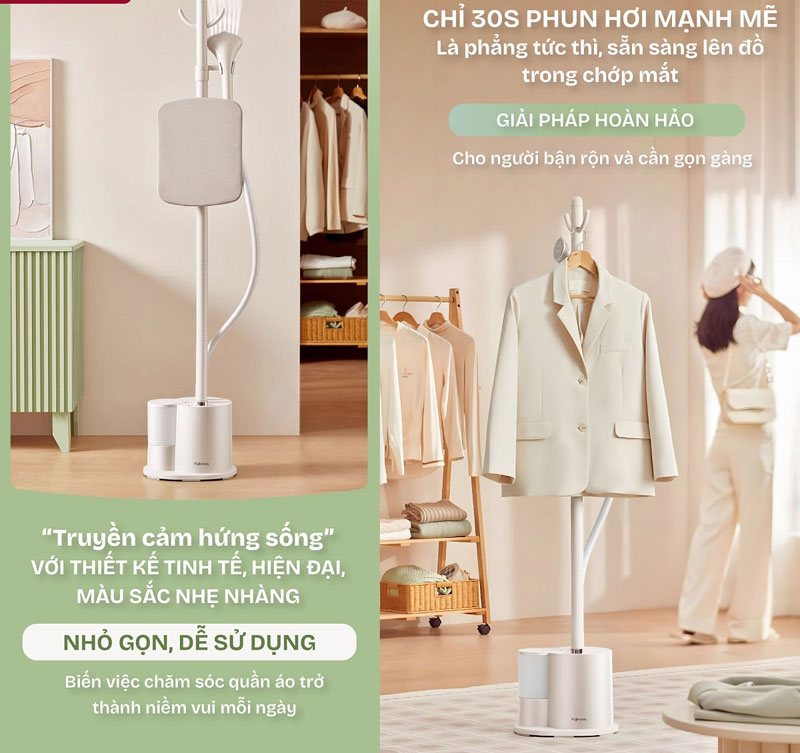 Bàn là cây hơi nước Fujihome SI18DBW - Hàng chính hãng