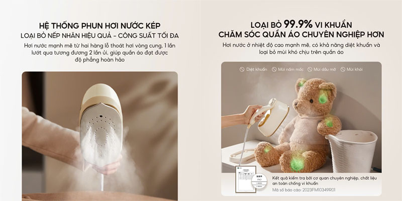 Bàn là hơi nước Bear IR-4H15H - Hàng chính hãng