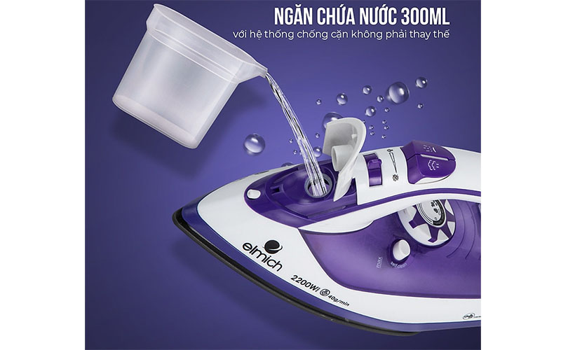 Bàn là hơi nước Elmich SIE-3434 - Hàng chính hãng