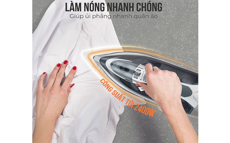 Bàn là hơi nước Elmich SIE-3435 - Hàng chính hãng