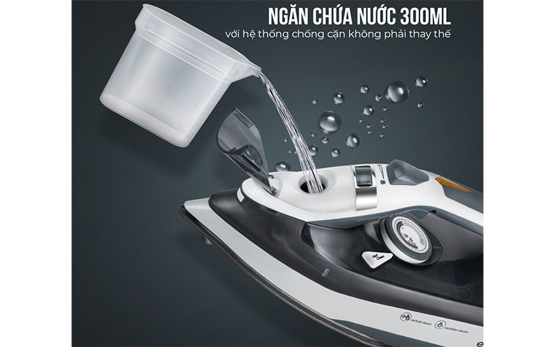 Bàn là hơi nước Elmich SIE-3435 - Hàng chính hãng