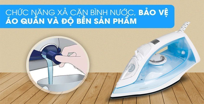 Bàn ủi hơi nước Philips GC1740 - Hàng chính hãng