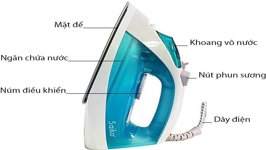 Bàn ủi hơi nước Saiko STI-9130E - Hàng chính hãng