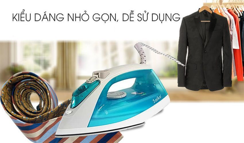 Bàn ủi hơi nước Saiko STI-9130E - Hàng chính hãng