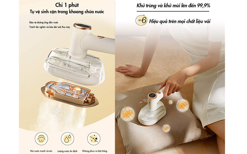 Bàn là hơi nước cầm tay Bear GTJ-A12Z2 - Hàng chính hãng