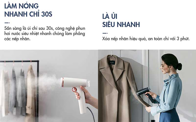 Bàn là hơi nước cầm tay Dingo DHS1200 - Hàng chính hãng