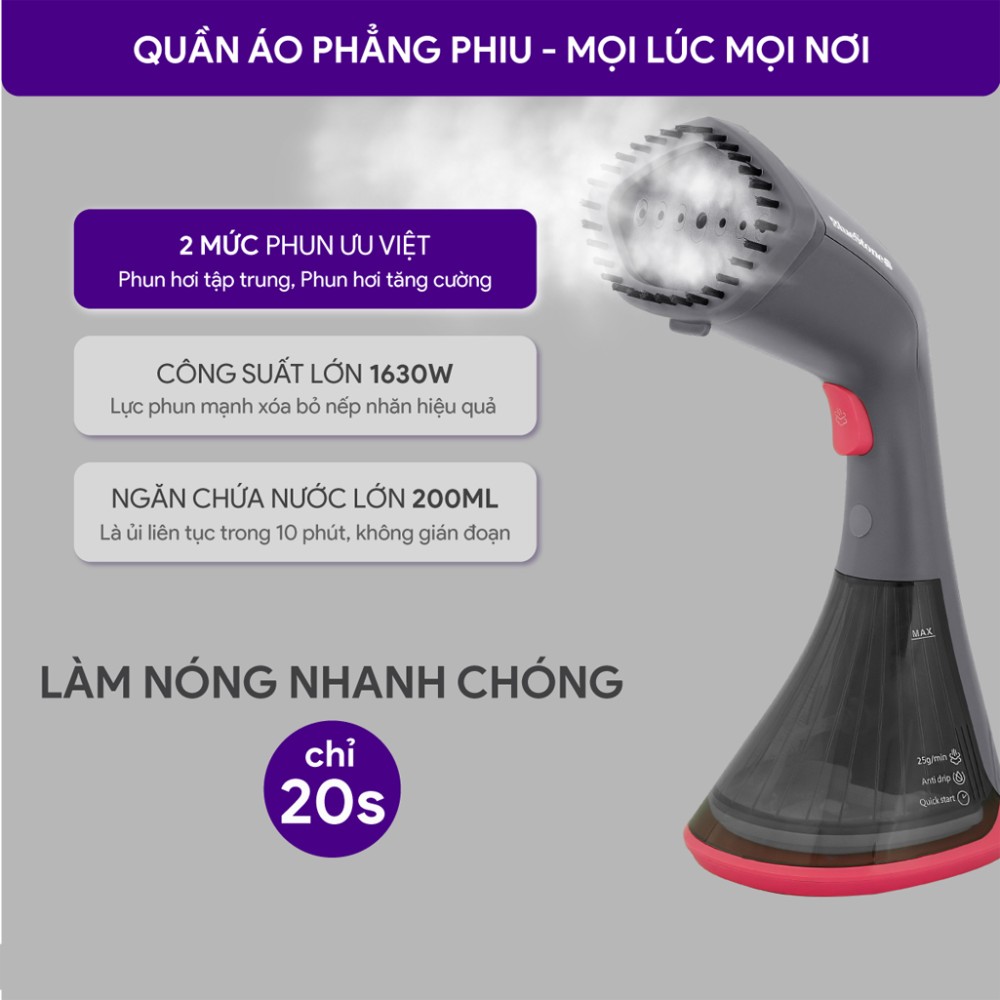 Bàn ủi hơi nước cầm tay BlueStone GSB-4033 - Hàng chính hãng