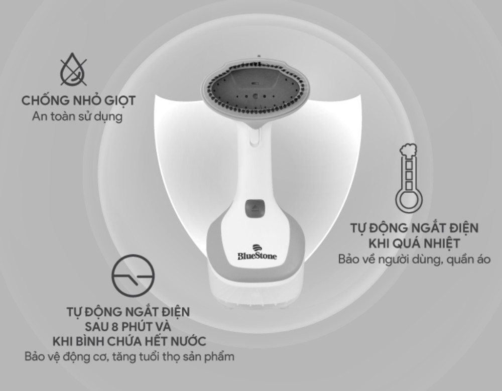Bàn ủi hơi nước cầm tay BlueStone GSB-4031 - Hàng chính hãng