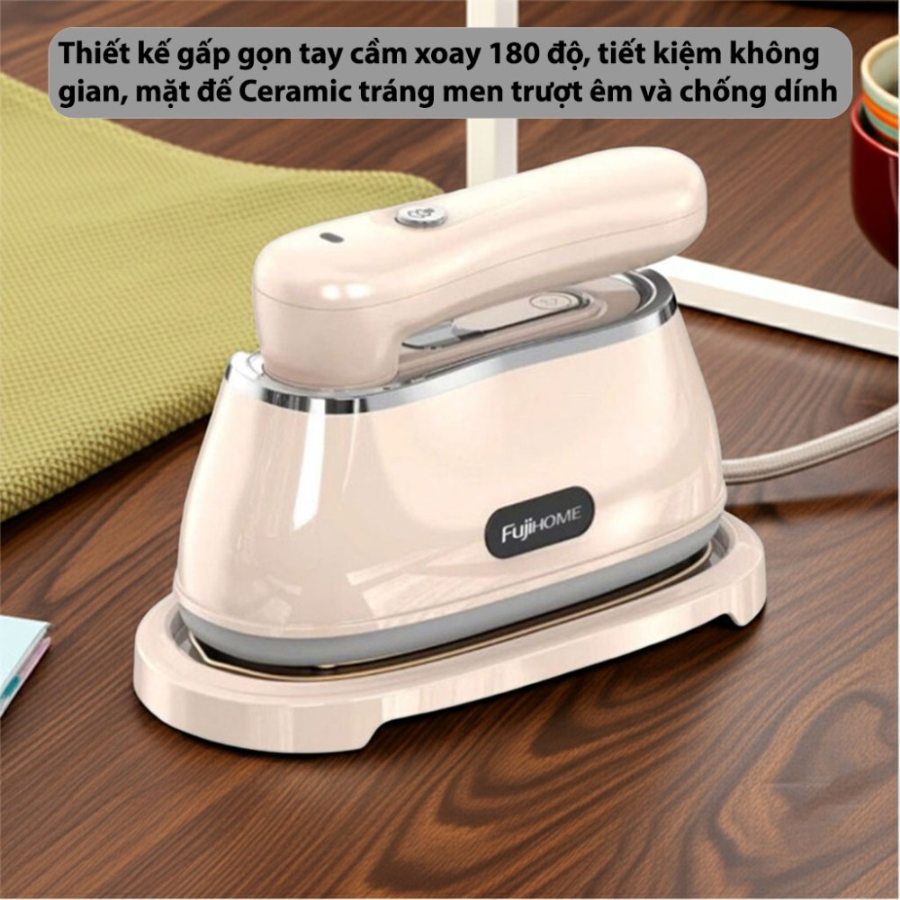 Bàn là hơi nước cầm tay gấp gọn Fujihome SI200DC - Hàng chính hãng