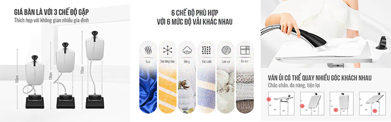 Bàn là hơi nước đứng Elmich GSE-3953 - Hàng chính hãng