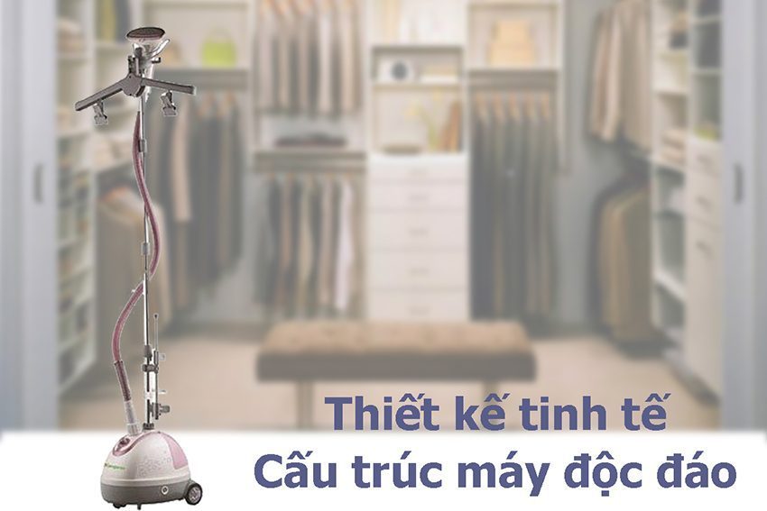 Bàn là hơi nước đứng Kangaroo KG-755 - Hàng chính hãng
