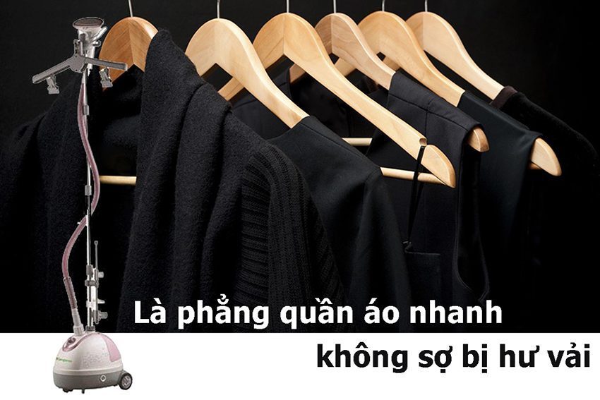 Bàn là hơi nước đứng Kangaroo KG-755 - Hàng chính hãng