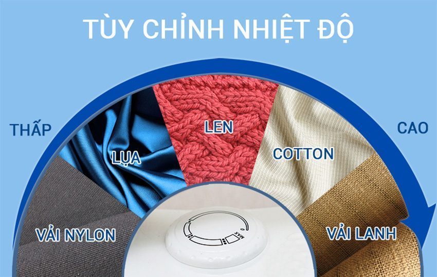 Bàn là khô Bluestone DIB-3725 - Hàng chính hãng