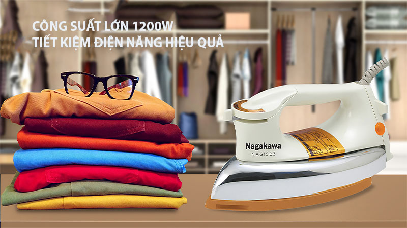 Bàn là khô Nagakawa NAG1503