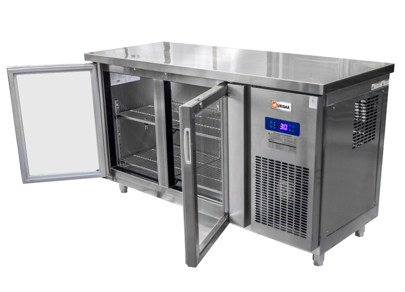 Bàn mát 2 cánh kính Unibar UB-2MK1575 - Hàng chính hãng