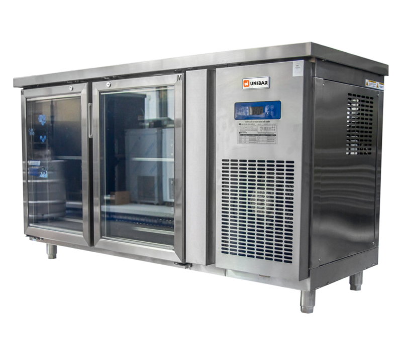 Bàn mát 2 cánh kính Unibar UB-2MK1575 - Hàng chính hãng