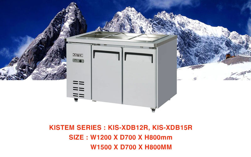 Bàn mát 2 cánh Kistem KIS-XDB15R - 405 lít - Hàng chính hãng