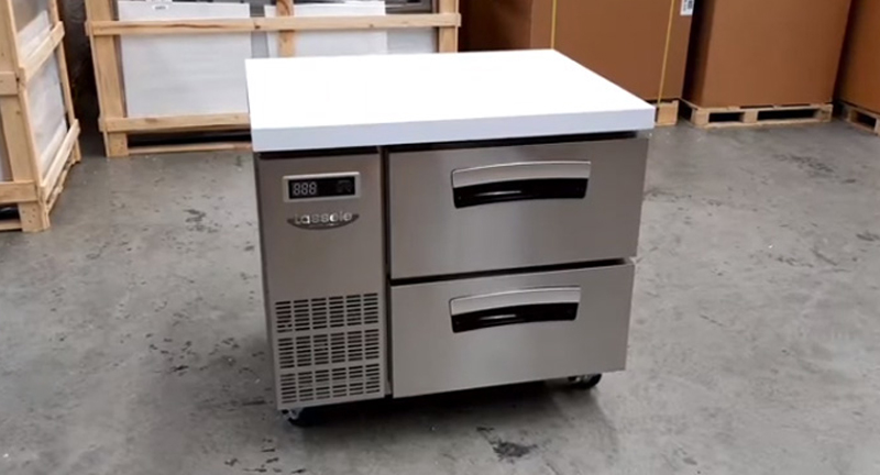 Bàn mát 2 ngăn kéo Lassele LNRT-1B-90-V - Hàng chính hãng