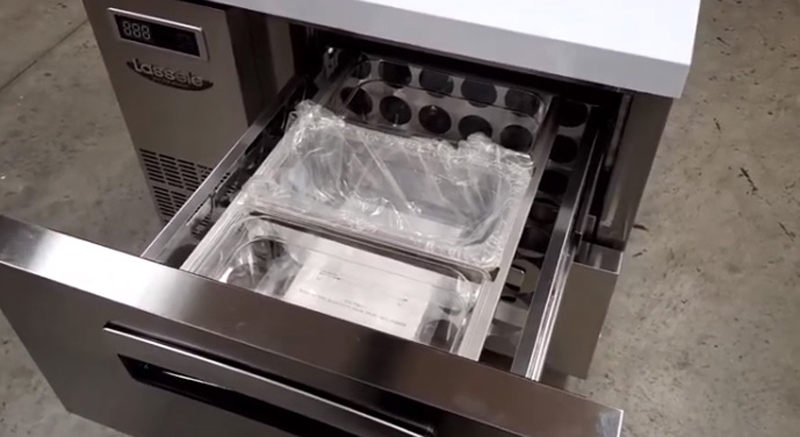 Bàn mát 2 ngăn kéo Lassele LNRT-1B-90-V - Hàng chính hãng