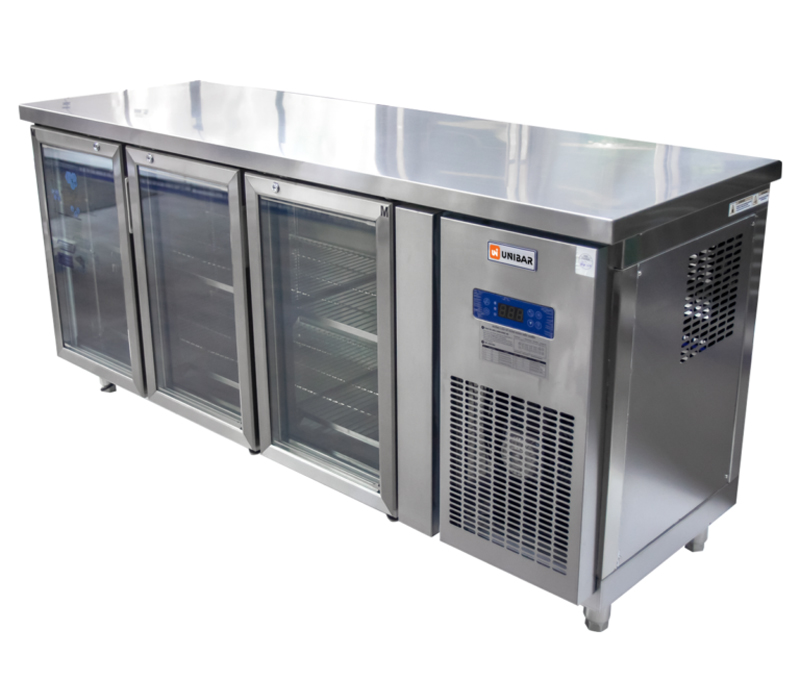 Bàn mát 3 cánh kính Unibar UB-3MK1875 - Hàng chính hãng