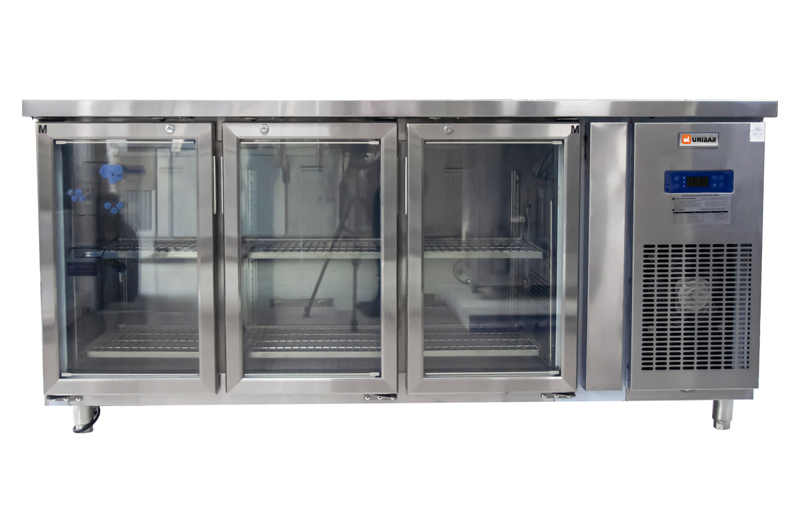 Bàn mát 3 cánh kính Unibar UB-3MK1875 - Hàng chính hãng