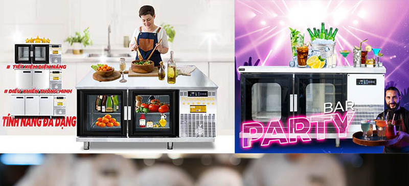 Có thể dùng bàn để sơ chế thực phẩm, bảo quản đồ uống, thực phẩ đã chế biến,...