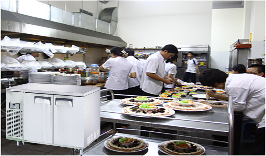 Ứng dụng của Bàn mát công nghiệp 2 cánh Happys HWA-1200TR 